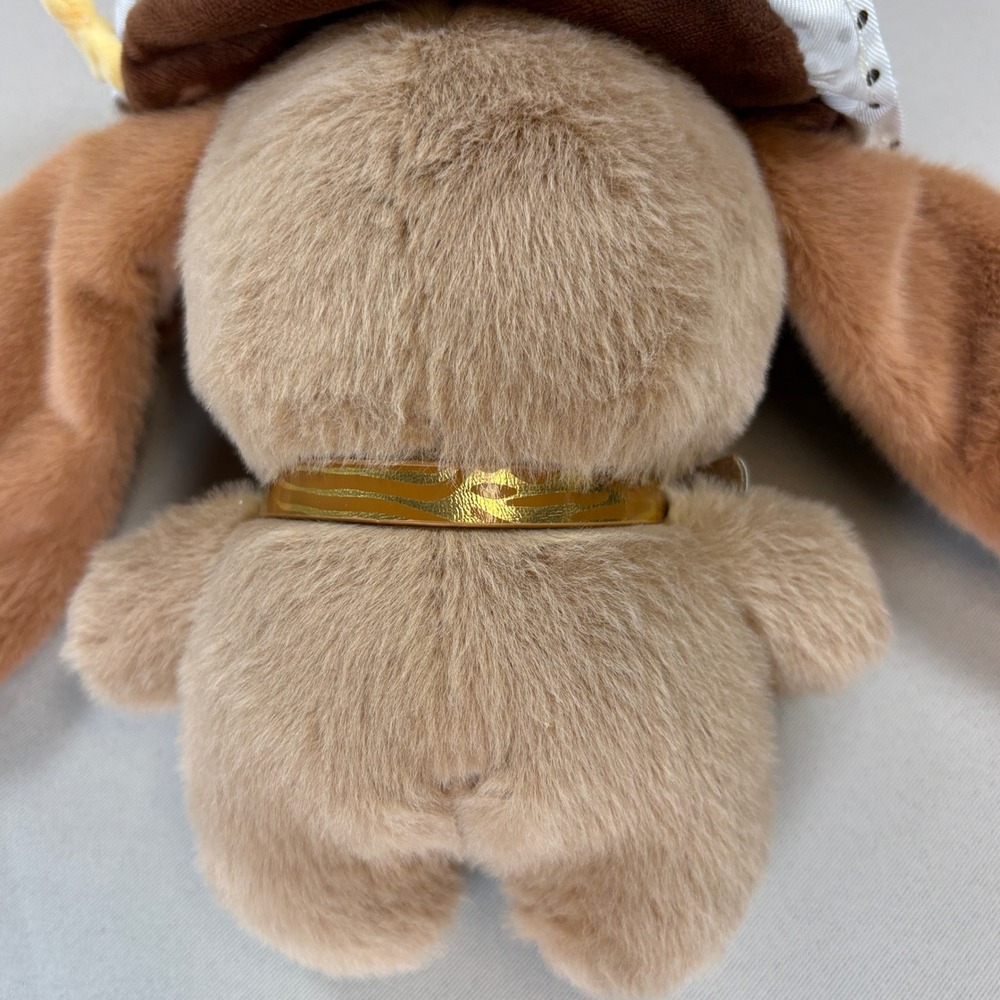 LEWA Culture Cute Anime Plush Charm Doll Pendant Brown Hat Keychain 9" Tall - Picture 9 of 12